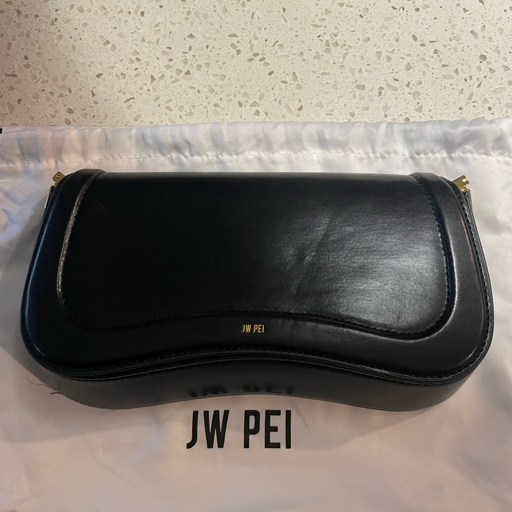 JW PEI Black Clutch